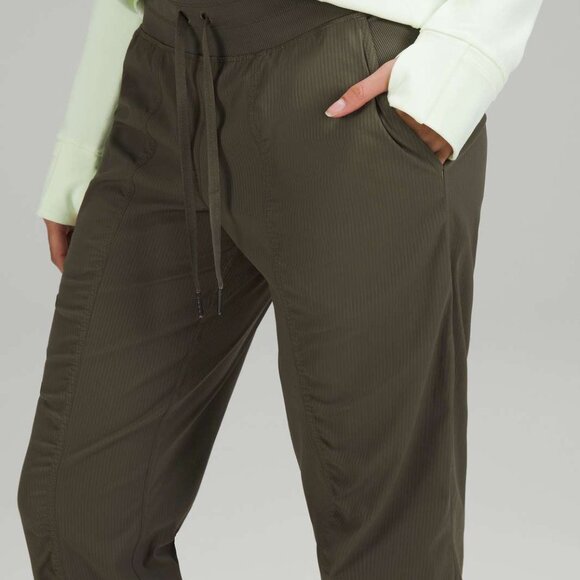 Lululemon Dance Studio Mid-Rise Jogger Full Length Olive Green - Picture 2 of 8